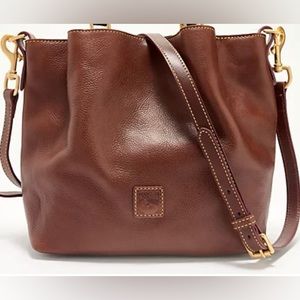 New. Never used. Dooney & Bourke Florentine Leather Large Zip Barlow Satchel